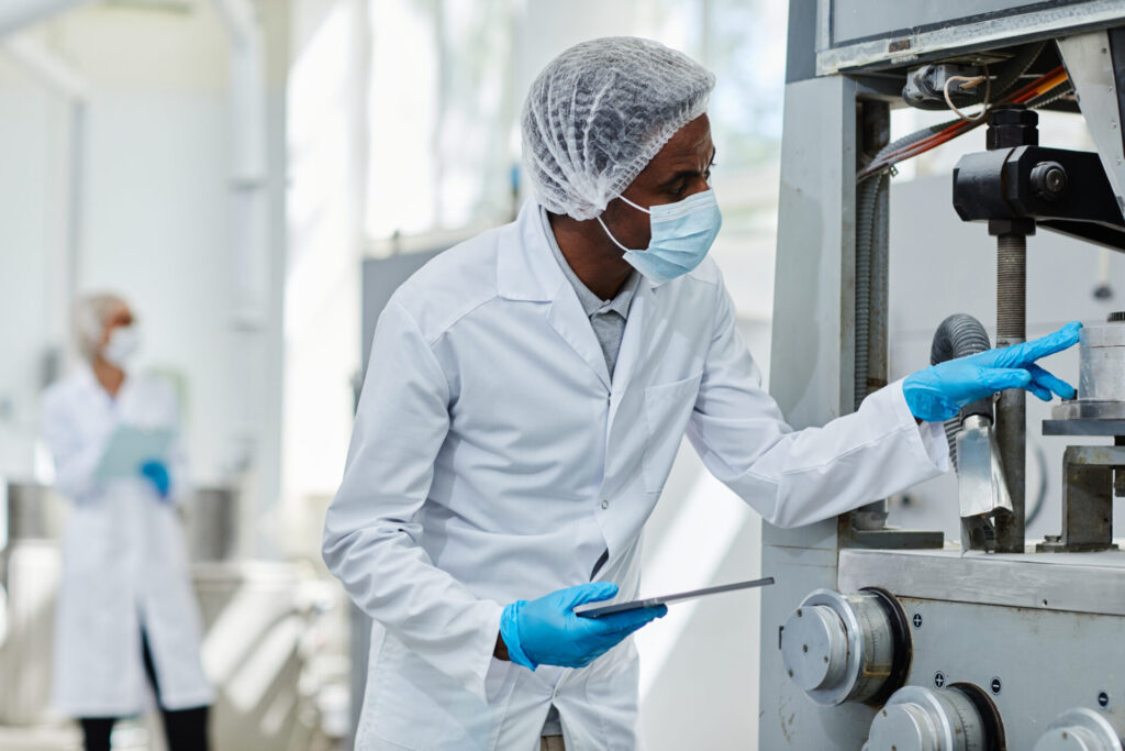 Stock Image man doing science