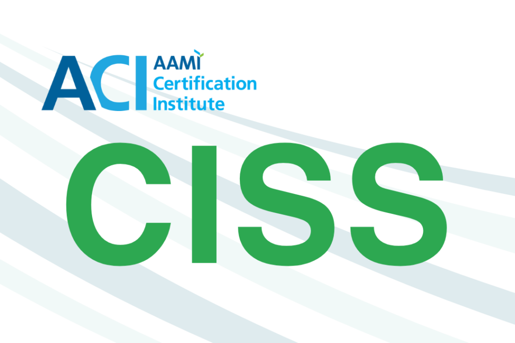 Certified Industrial Sterilization Specialist (CISS)